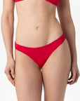 Ginevra | Slip Vita Bassa Double - Rosso/Rosa - donna - Raggianti