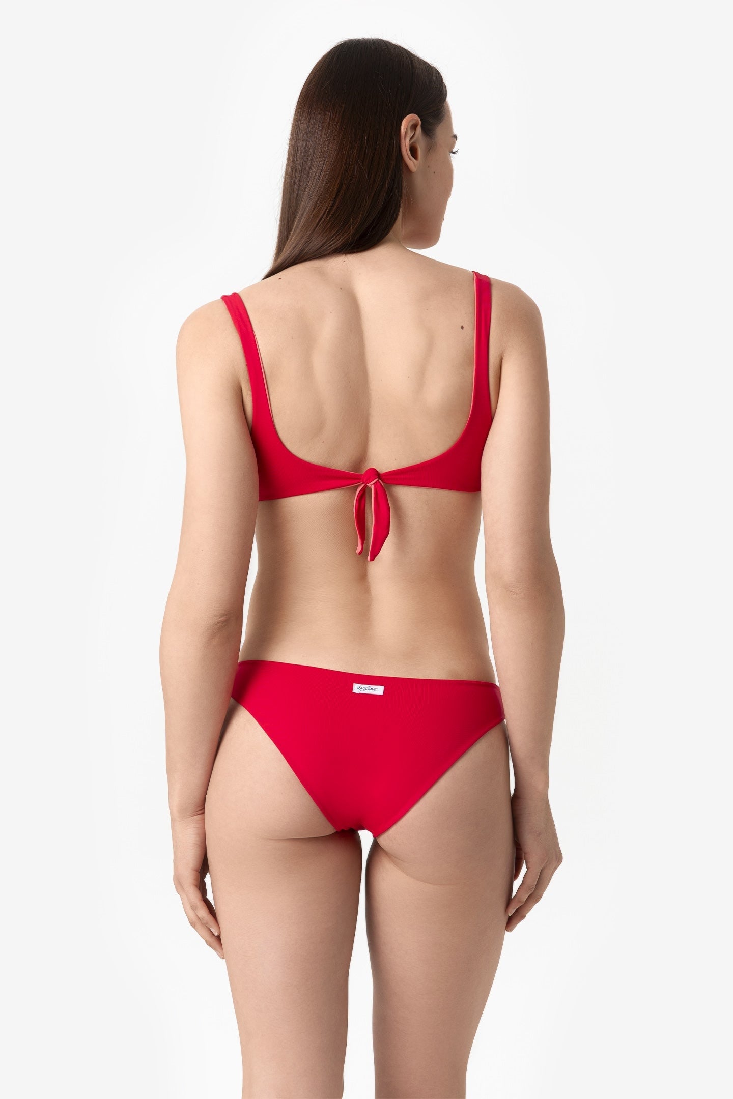 Ginevra | Slip Vita Bassa Double - Rosso/Rosa - donna - Raggianti