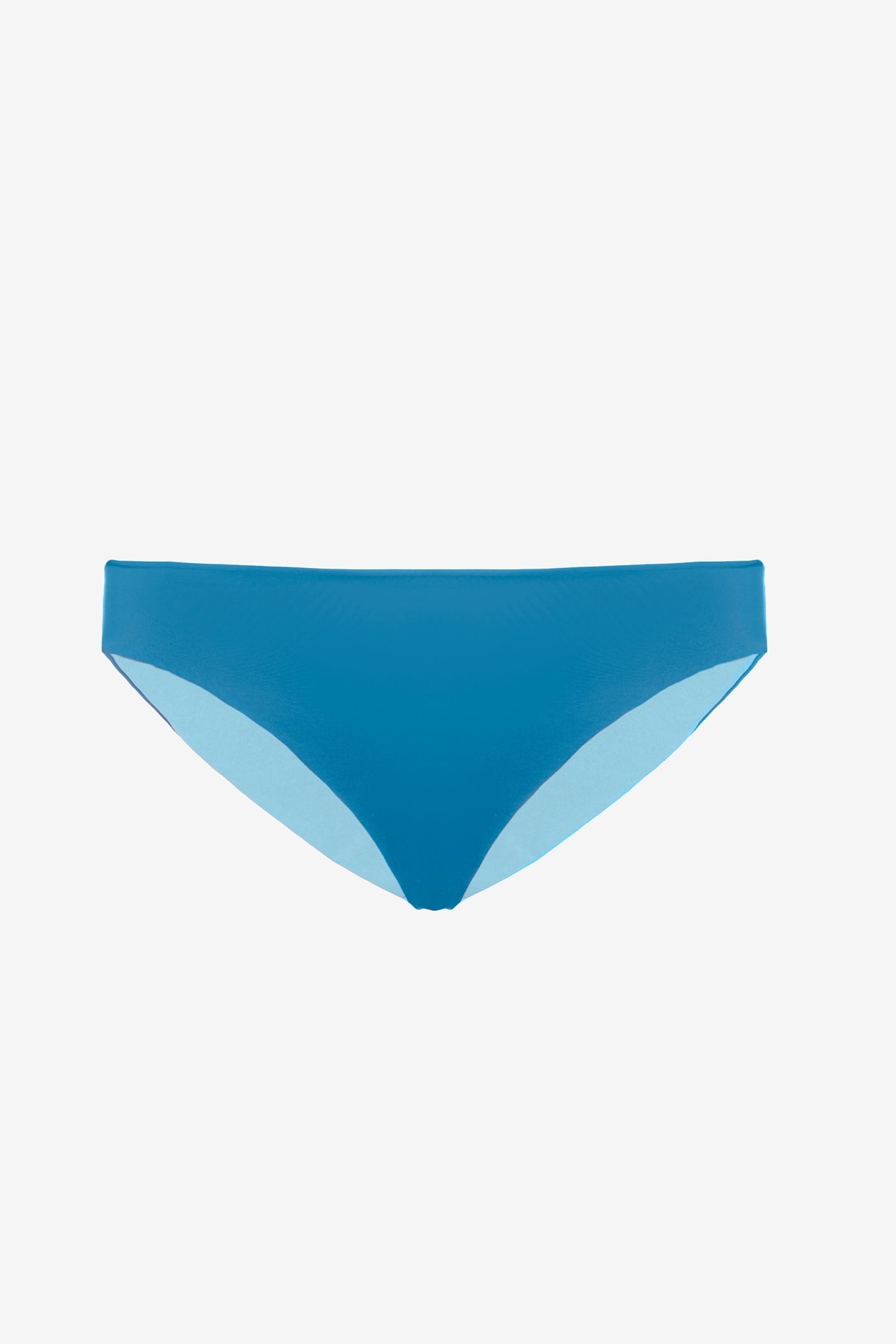 Ginevra | Slip Vita Bassa Double - Ottanio/Azzurro - donna - Raggianti