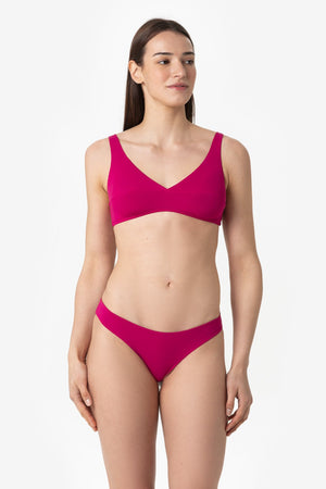 Ginevra | Slip Vita Bassa Double - Magenta/Tabacco - donna - Raggianti