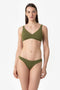 Ginevra | Slip Vita Bassa Double - Verde Militare/Verde - donna - Raggianti