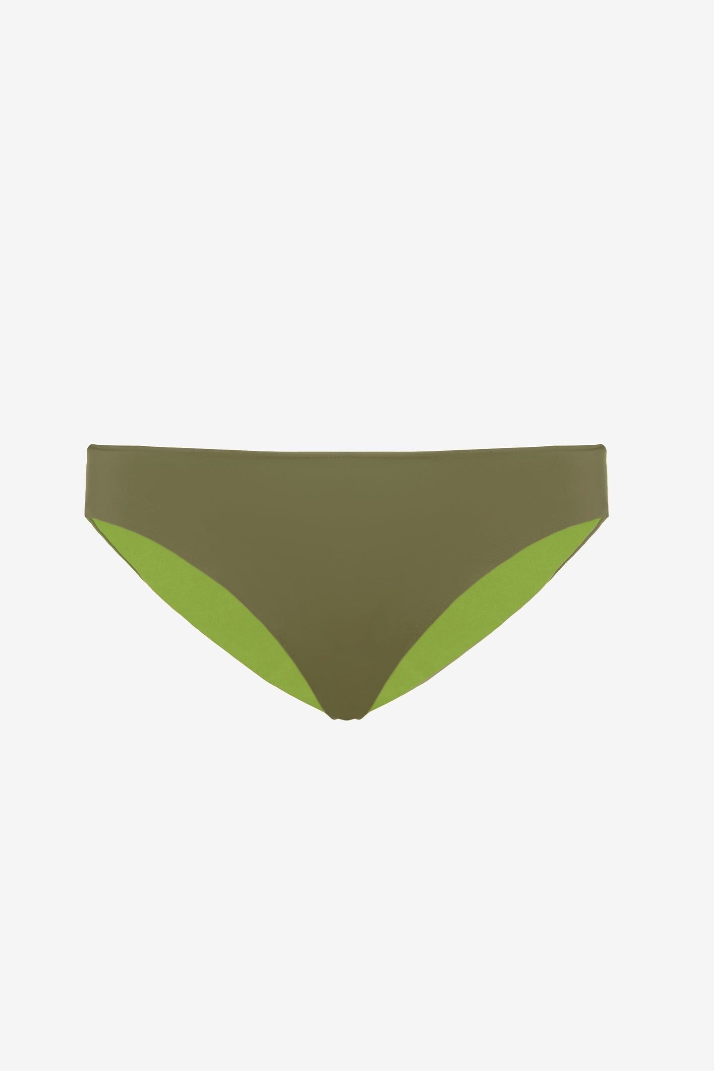 Ginevra | Slip Vita Bassa Double - Verde Militare/Verde - donna - Raggianti