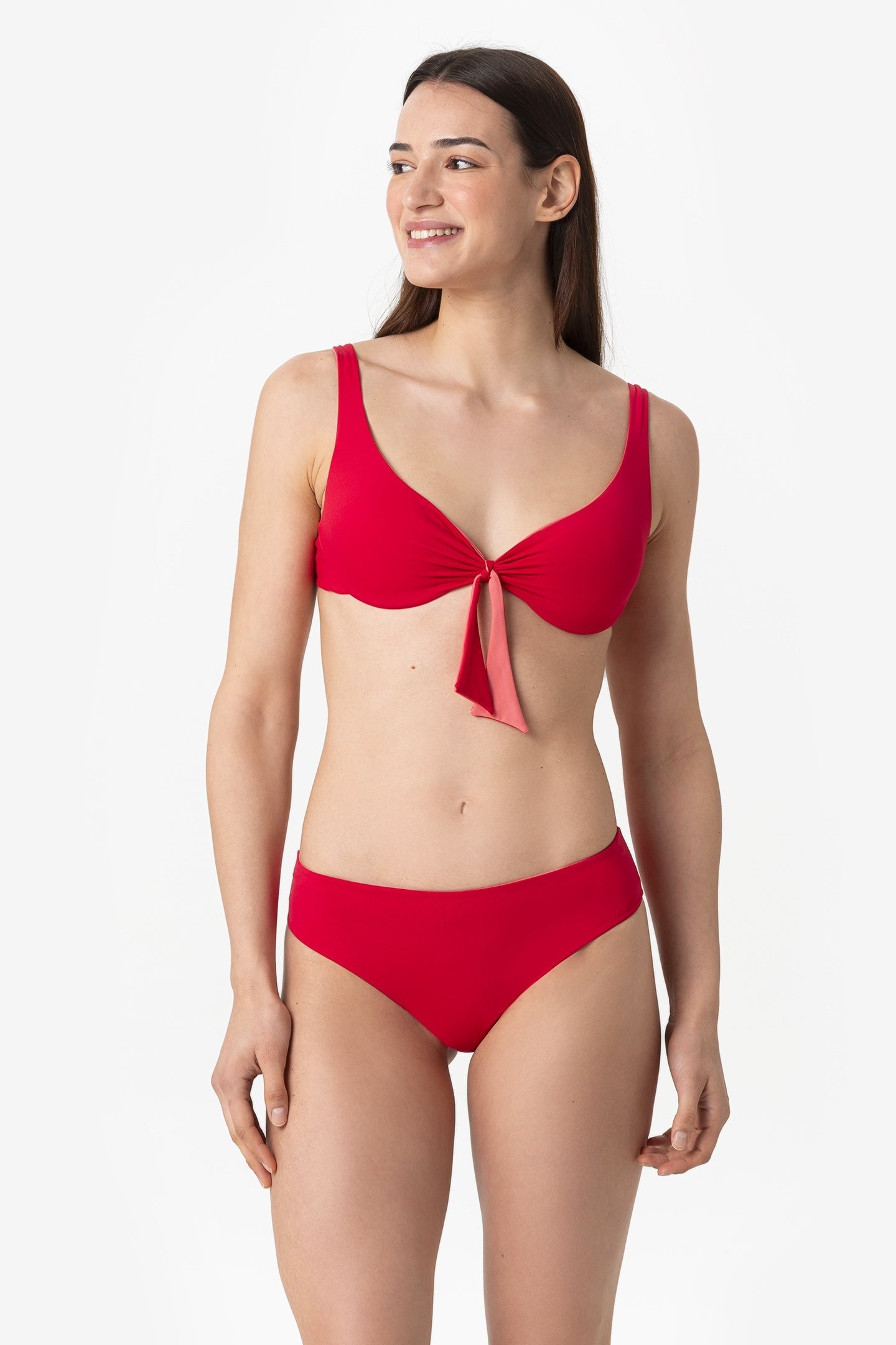 Grace | Slip Classico Double - Rosso/Rosa - donna - Raggianti