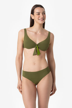 Grace | Slip Classico Double - Verde Militare/Verde - donna - Raggianti