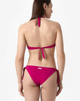 Hazel | Slip Annodato Double - Magenta/Tabacco - donna - Raggianti