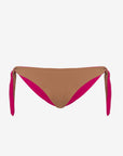 Hazel | Slip Annodato Double - Magenta/Tabacco - donna - Raggianti
