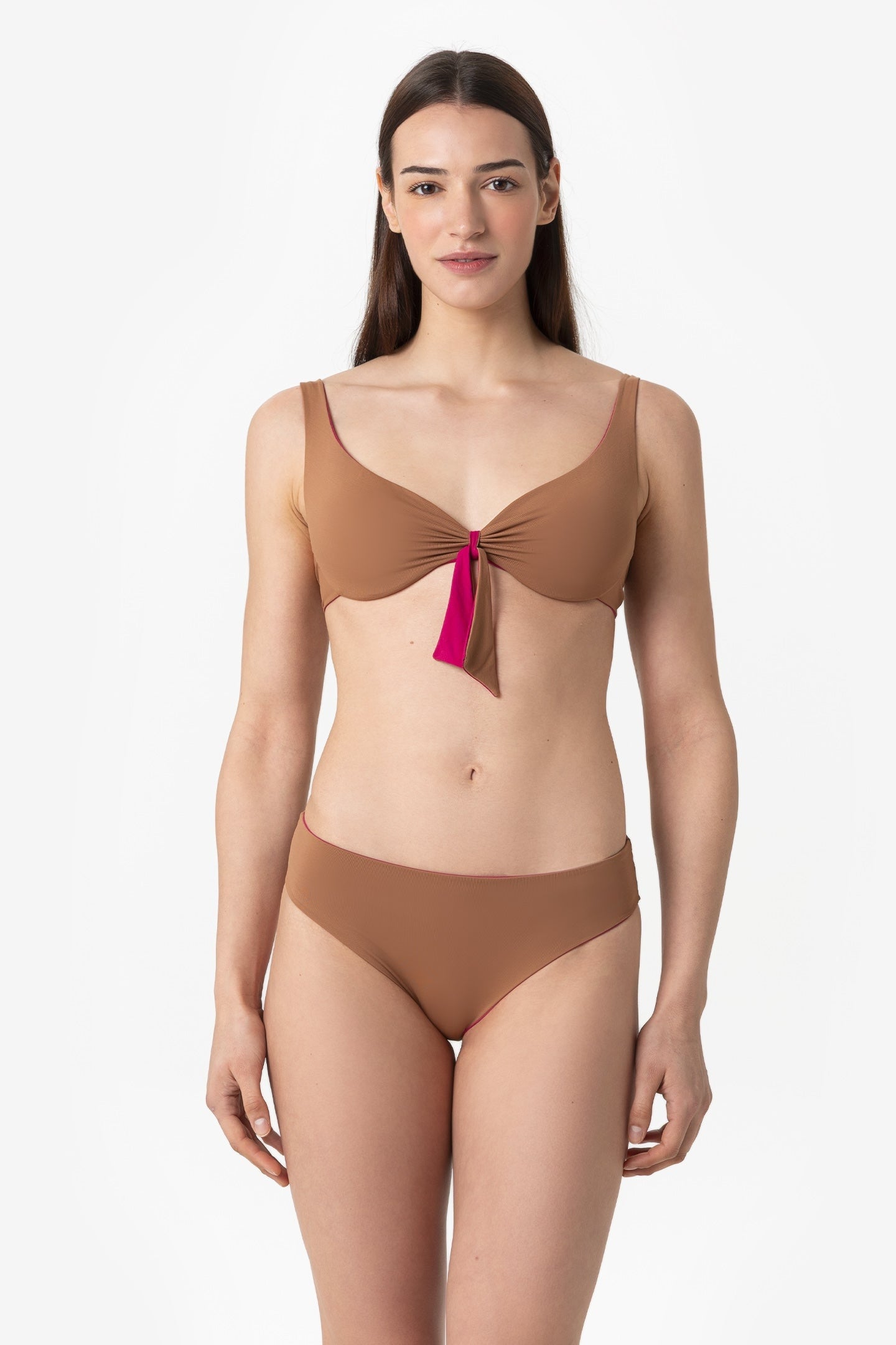 Greta | Reggiseno Con Ferretto - Magenta/Tabacco - donna - Raggianti