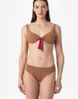 Greta | Reggiseno Con Ferretto - Magenta/Tabacco - donna - Raggianti