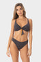 Greta | Top Bikini Reversibile - Grigio/Arancio - donna - Raggianti