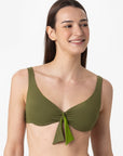 Greta | Reggiseno Con Ferretto - Verde Militare/Verde - donna - Raggianti