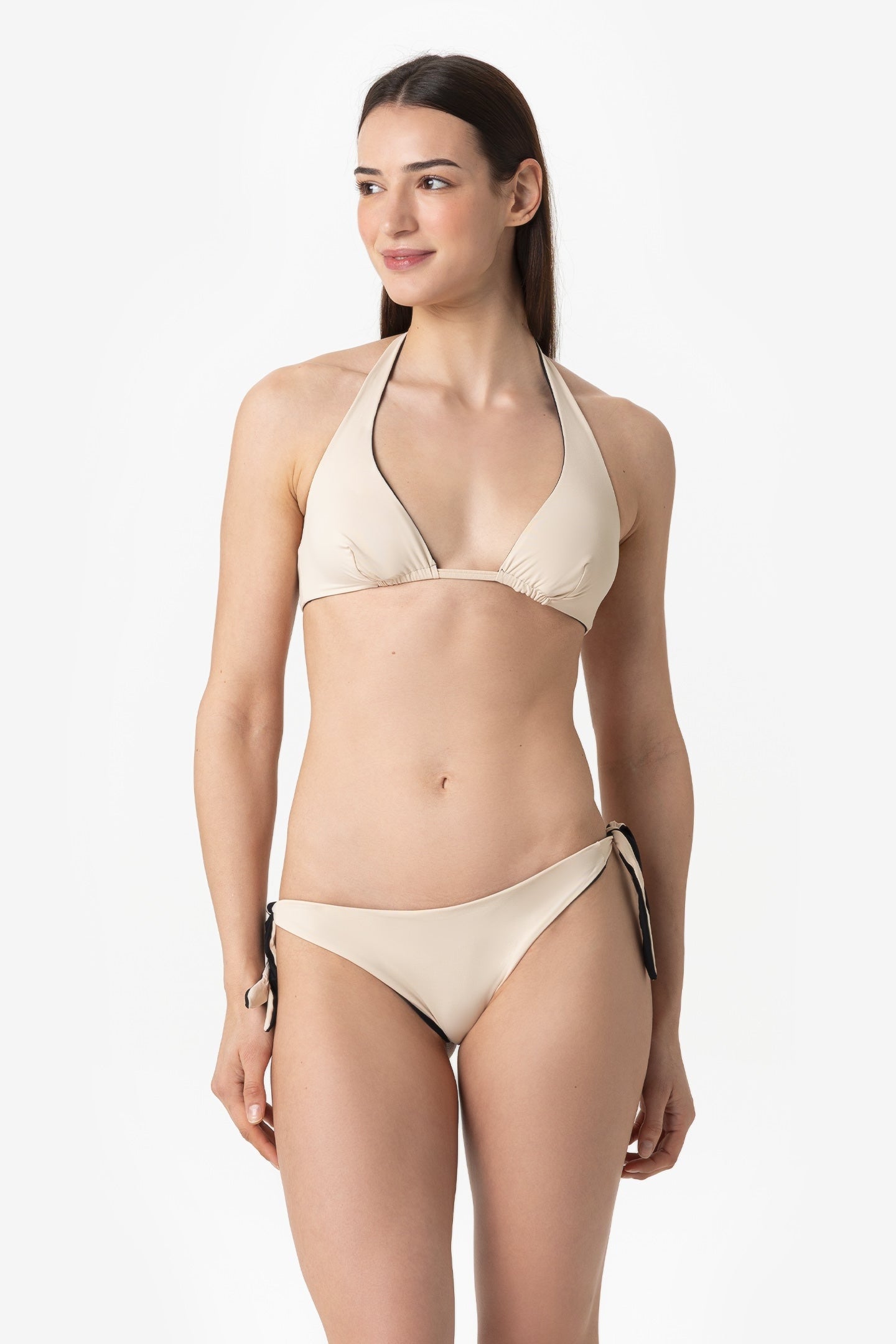 Gemma | Triangolo Vela Double - Nero/Beige - donna - Raggianti