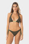 Gemma | Top Bikini Triangolo Reversibile - Militare/Yoda - donna - Raggianti