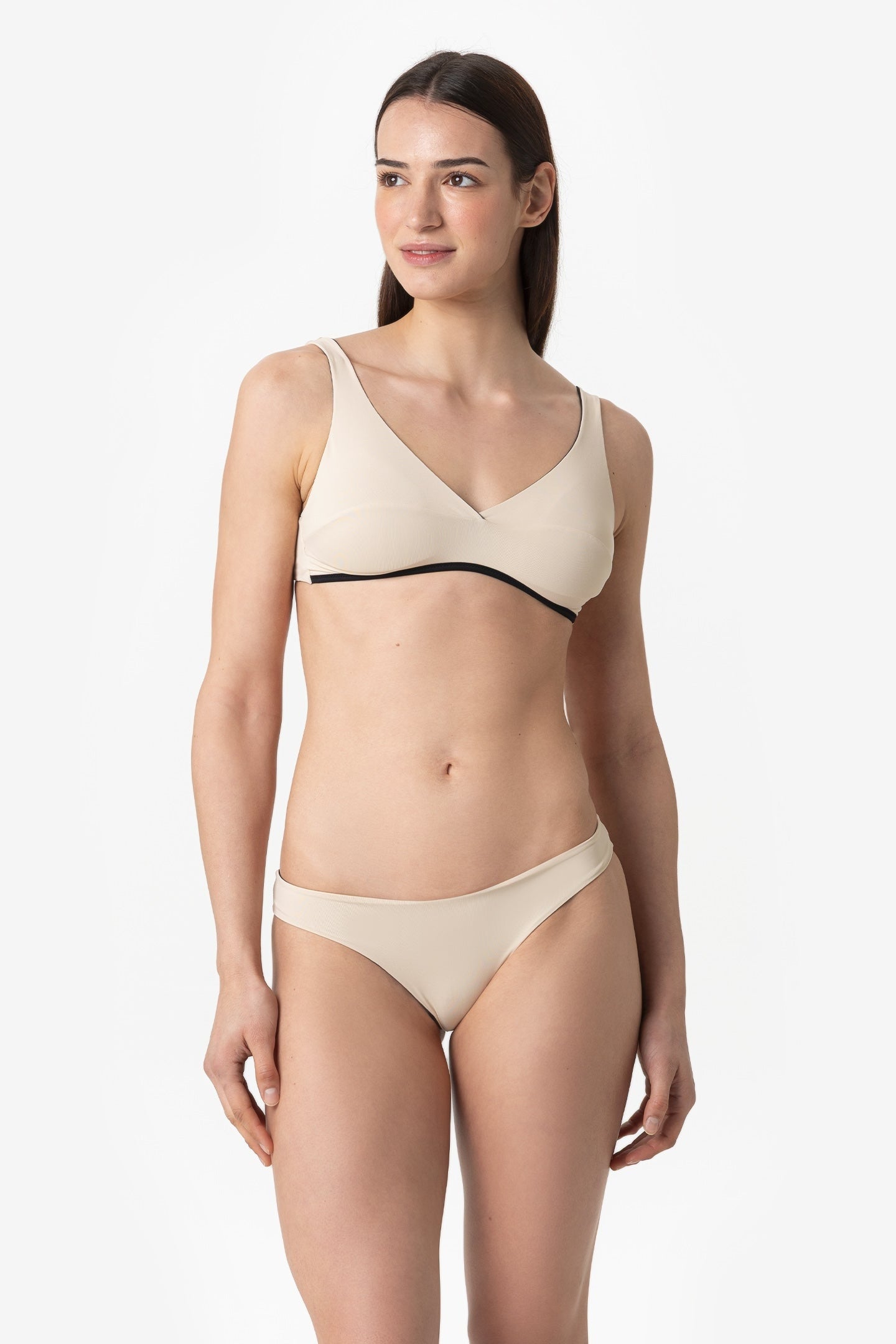 Sienna | Reggiseno Olimpionico Double - Nero/Beige - donna - Raggianti