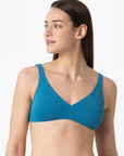Sienna | Reggiseno Olimpionico Double - Ottanio/Azzurro - donna - Raggianti