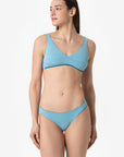 Sienna | Reggiseno Olimpionico Double - Ottanio/Azzurro - donna - Raggianti