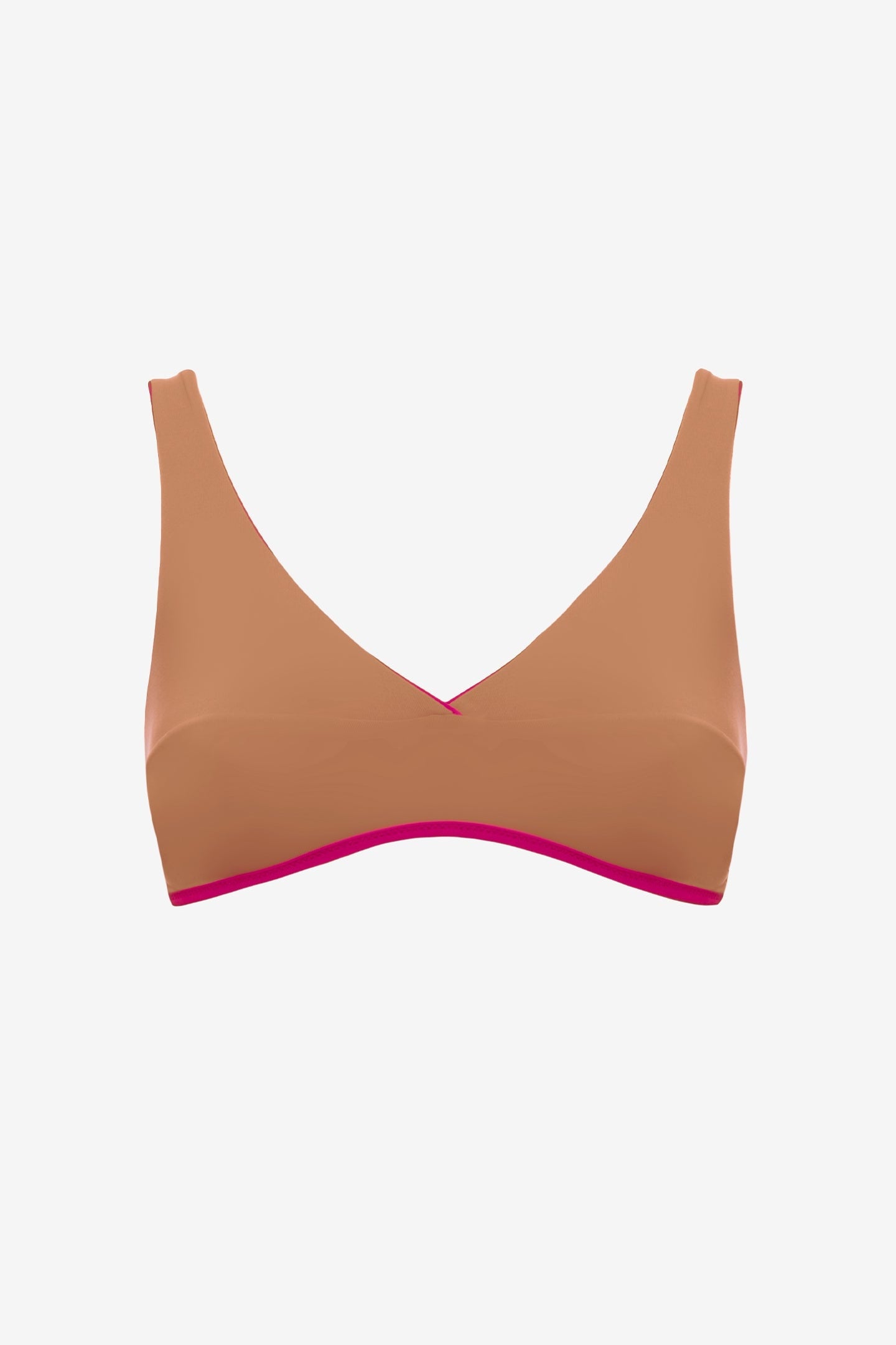 Sienna | Reggiseno Olimpionico Double - Magenta/Tabacco - donna - Raggianti