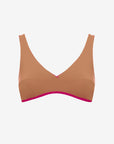 Sienna | Reggiseno Olimpionico Double - Magenta/Tabacco - donna - Raggianti