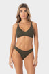 Sienna | Top Bikini Bralette Reversibile - Militare/Yoda - donna - Raggianti