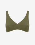 Sienna | Reggiseno Olimpionico Double - Verde Militare/Verde - donna - Raggianti