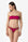 Sophie | Slip Brasiliano Bordato - Magenta/Tabacco - donna - Raggianti