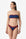 Sophie | Slip Brasiliano Bordato - Blu/Ruggine - donna - Raggianti