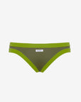 Sophie | Slip Brasiliano Bordato - Verde Militare/Verde - donna - Raggianti