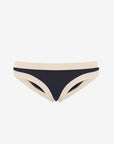 Layla | Slip Vita Bassa Bordato - Nero/Beige - donna - Raggianti