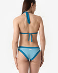 Layla | Slip Vita Bassa Bordato - Azzurro/Ottanio - donna - Raggianti