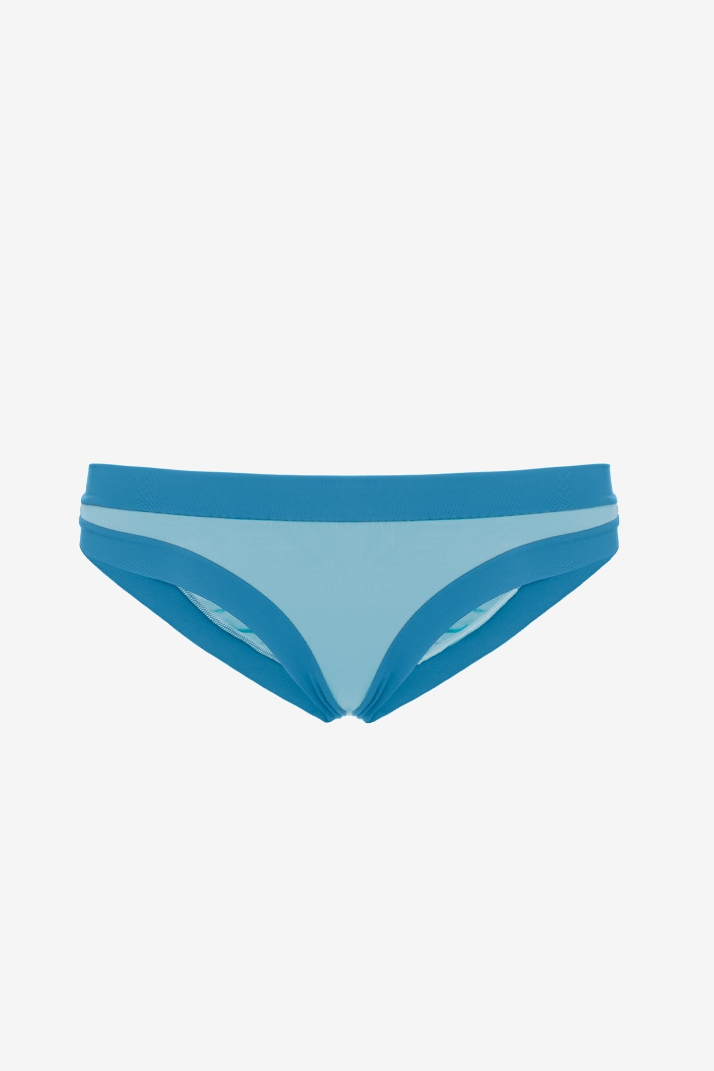 Layla | Slip Vita Bassa Bordato - Azzurro/Ottanio - donna - Raggianti