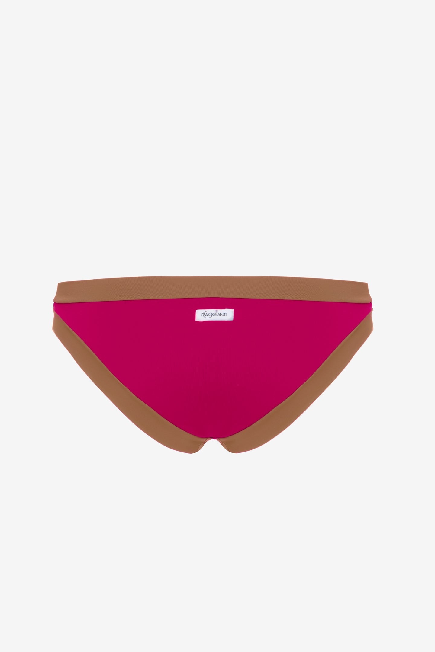 Layla | Slip Vita Bassa Bordato - Magenta/Tabacco - donna - Raggianti