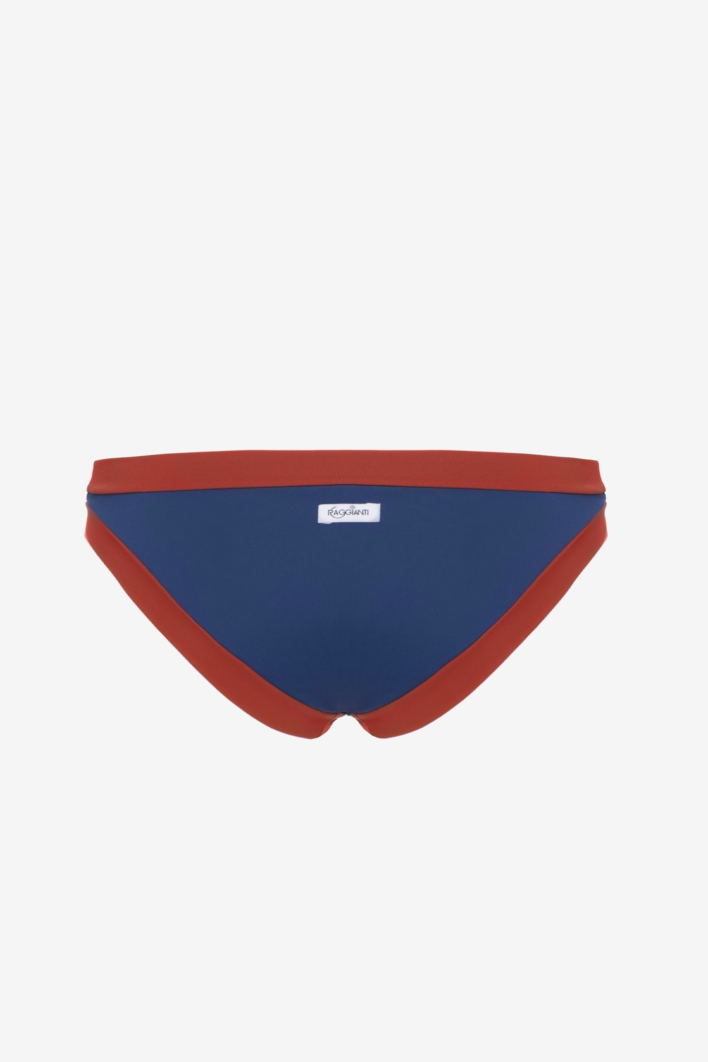 Layla | Slip Vita Bassa Bordato - Blu/Ruggine - donna - Raggianti