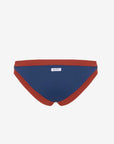Layla | Slip Vita Bassa Bordato - Blu/Ruggine - donna - Raggianti