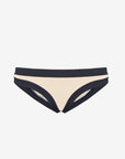 Layla | Slip Vita Bassa Bordato - Beige/Nero - donna - Raggianti