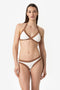Layla | Slip Vita Bassa Bordato - Yougurt/Tabacco - donna - Raggianti