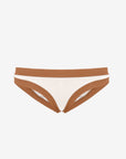Layla | Slip Vita Bassa Bordato - Yougurt/Tabacco - donna - Raggianti