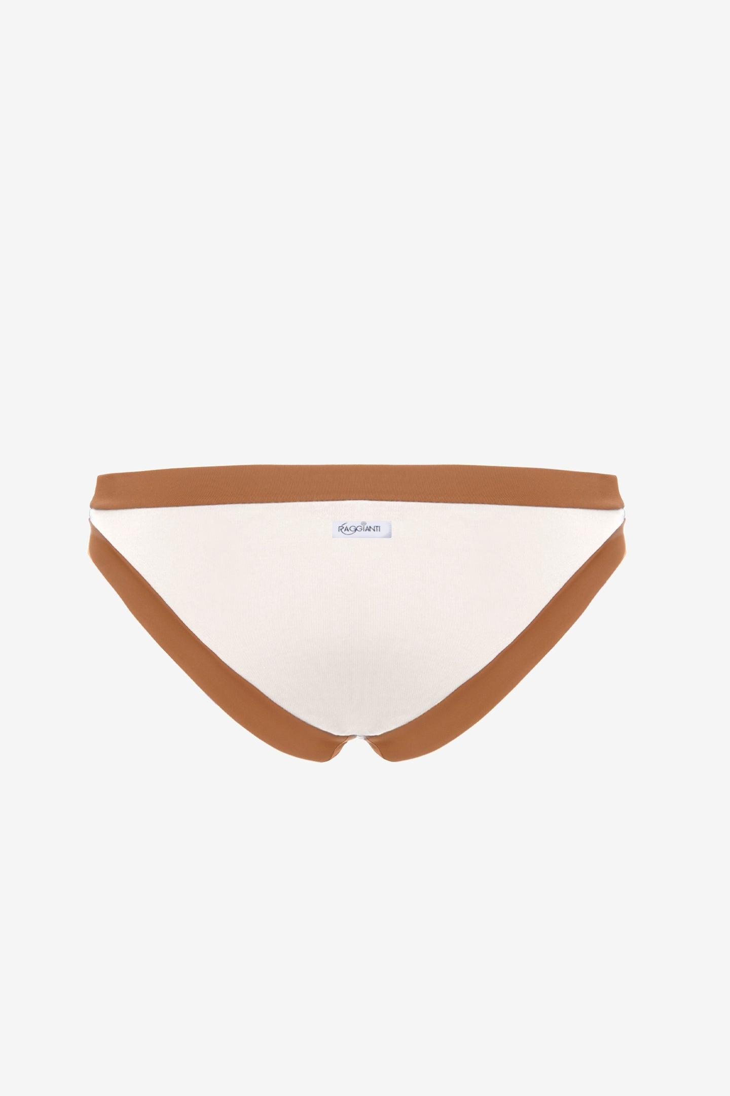 Layla | Slip Vita Bassa Bordato - Yougurt/Tabacco - donna - Raggianti