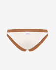 Layla | Slip Vita Bassa Bordato - Yougurt/Tabacco - donna - Raggianti