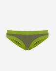 Layla | Slip Vita Bassa Bordato - Verde Militare/Verde - donna - Raggianti