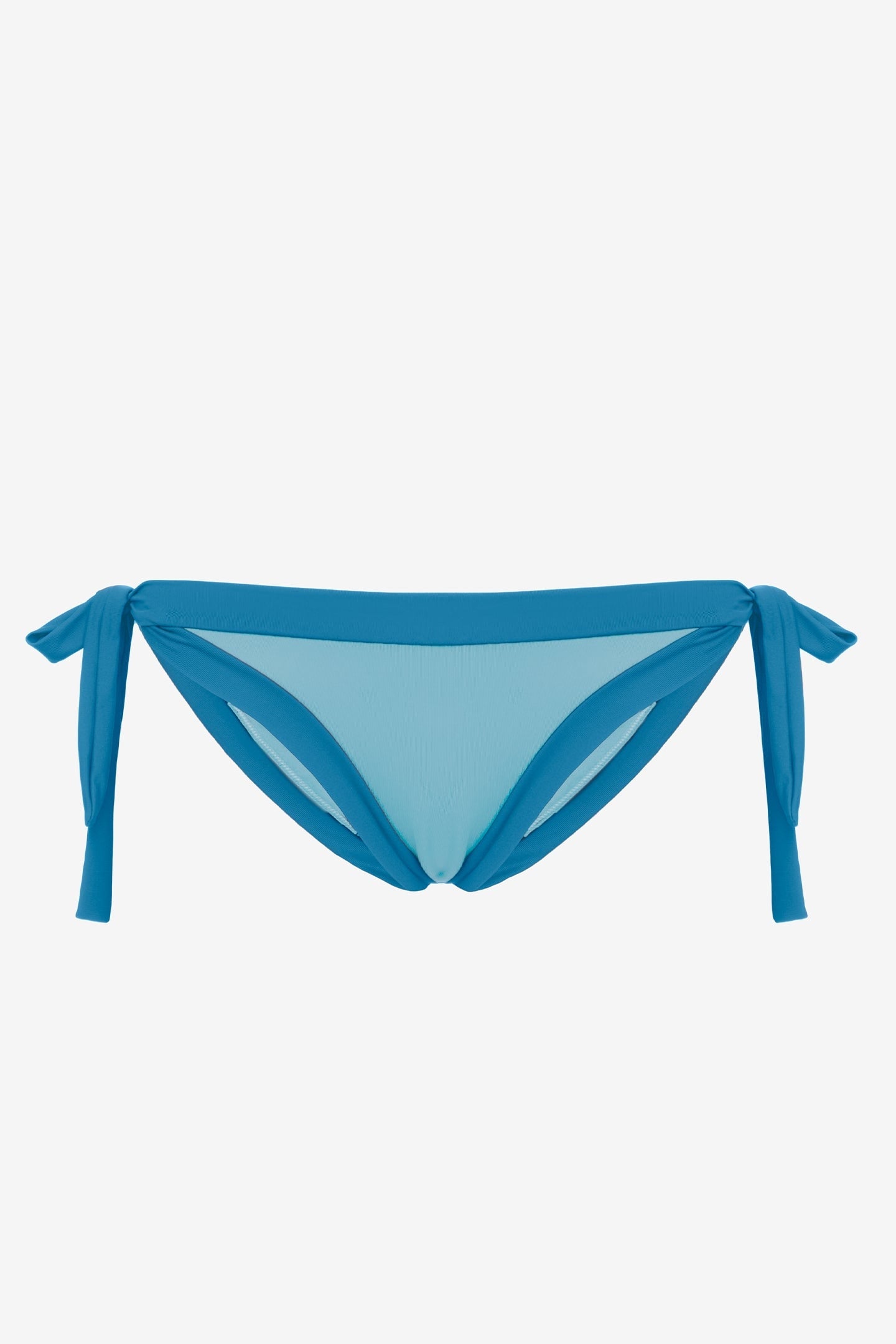 Elettra | Slip Annodato Bordato - Azzurro/Ottanio - donna - Raggianti
