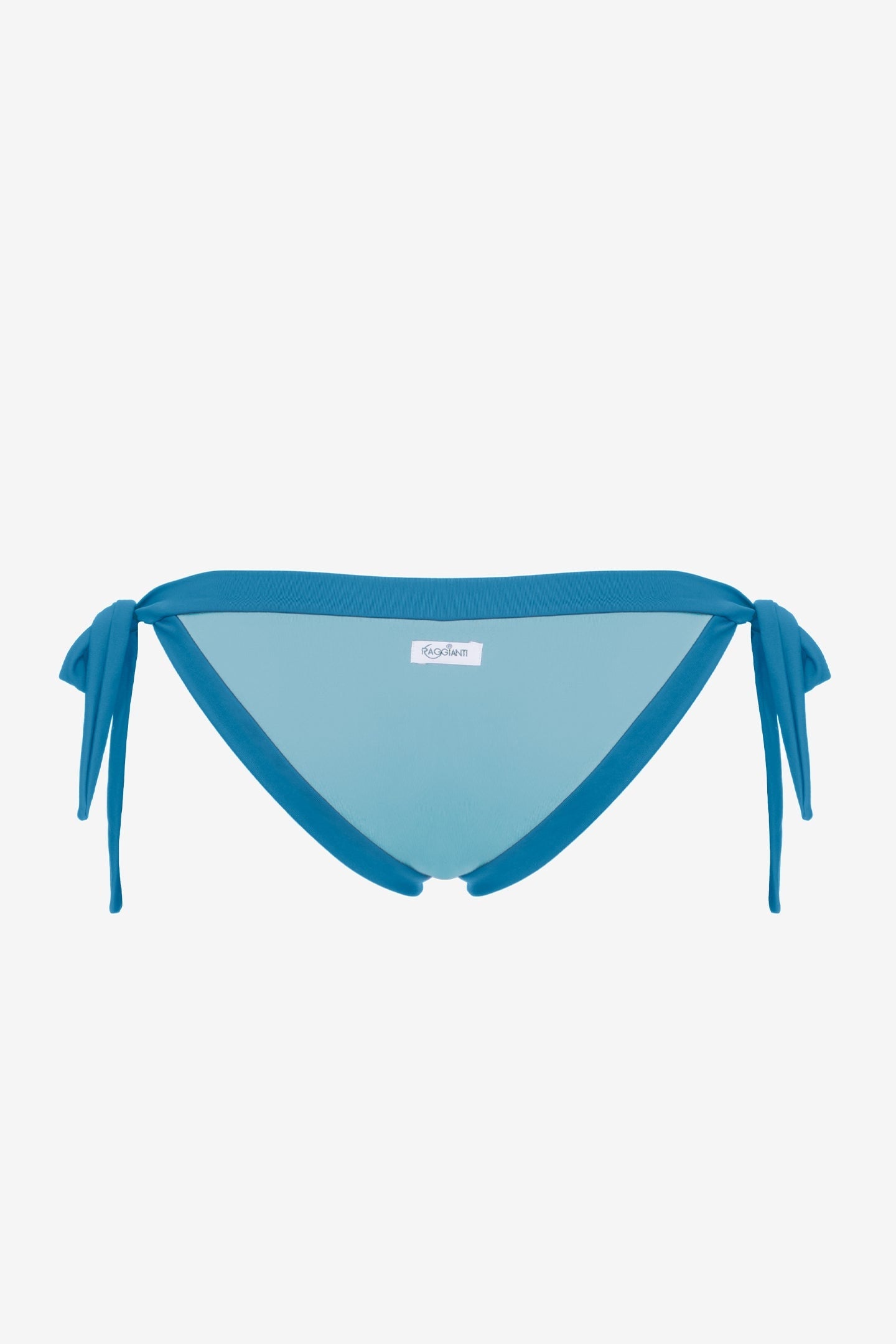 Elettra | Slip Annodato Bordato - Azzurro/Ottanio - donna - Raggianti