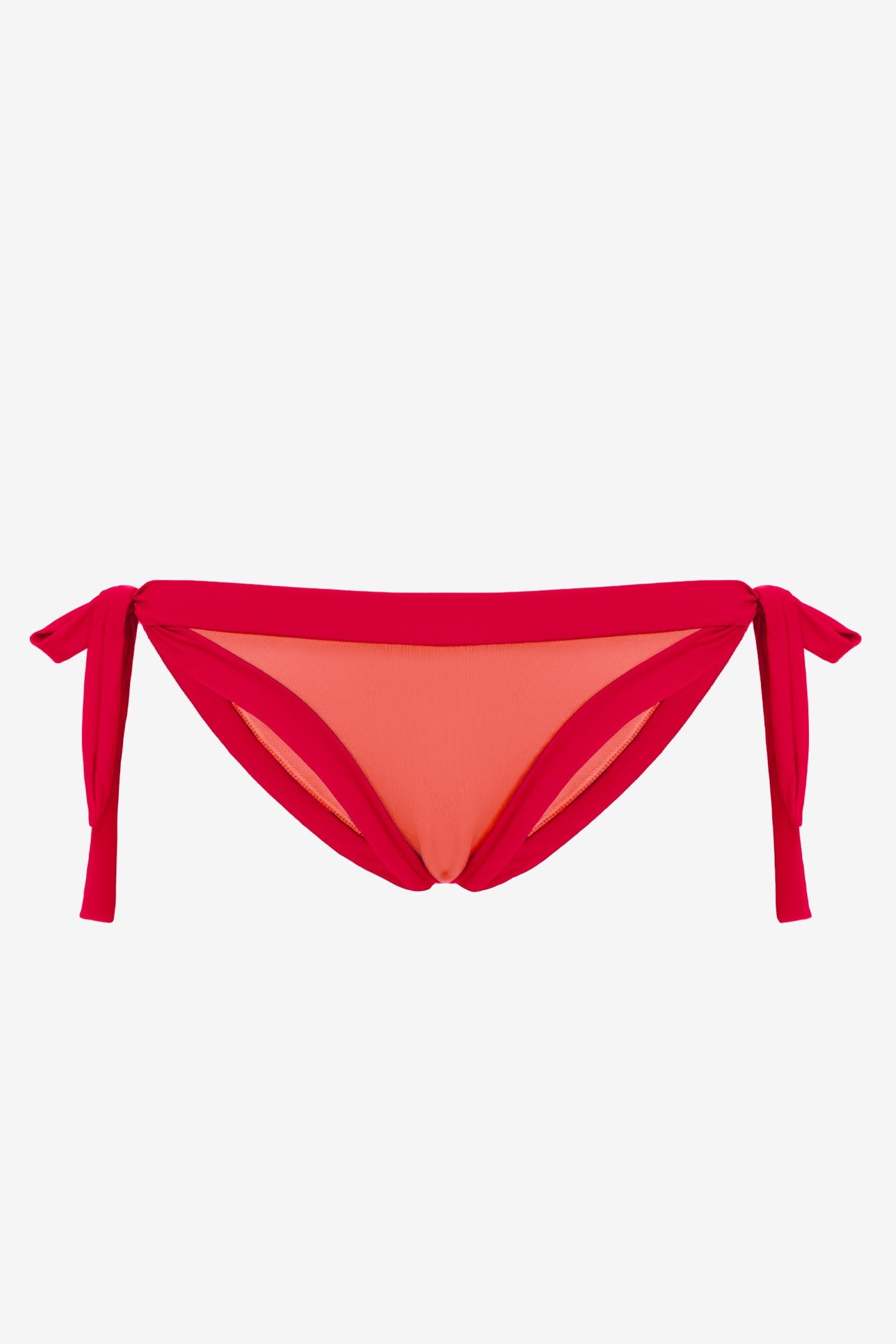 Elettra | Slip Annodato Bordato - Rosa/Rosso - donna - Raggianti
