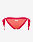 Elettra | Slip Annodato Bordato - Rosa/Rosso - donna - Raggianti