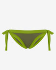 Elettra | Slip Annodato Bordato - Verde Militare/Verde - donna - Raggianti