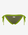 Elettra | Slip Annodato Bordato - Verde Militare/Verde - donna - Raggianti