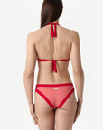 Chloe | Base Fissa Bordato Con Coppe - Rosa/Rosso - donna - Raggianti