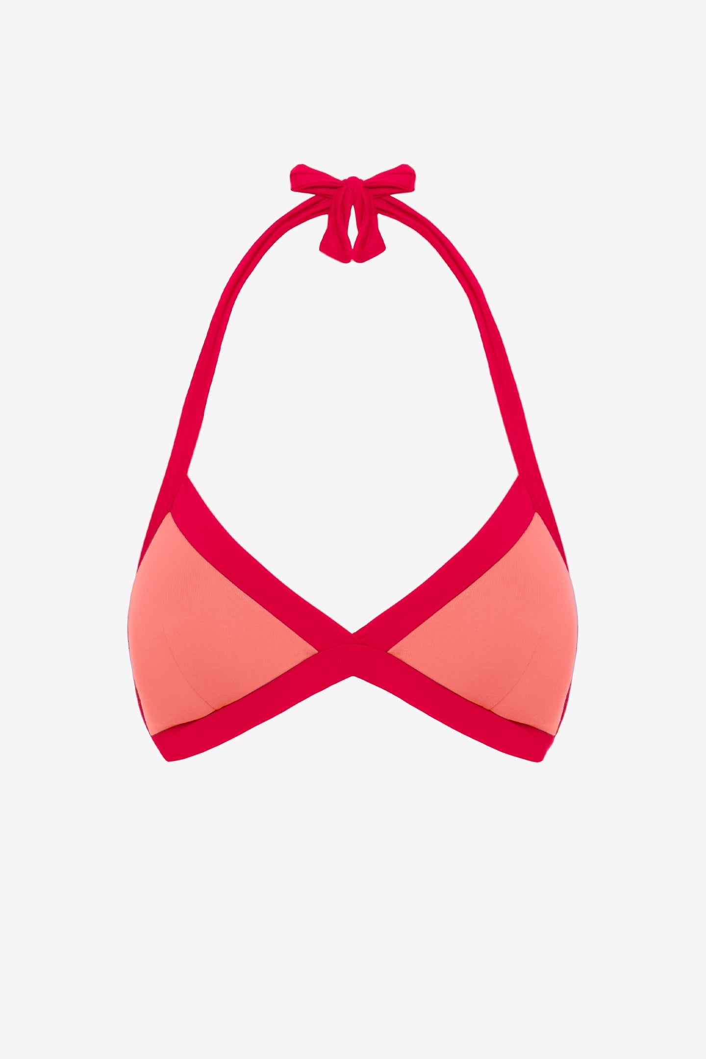 Chloe | Base Fissa Bordato Con Coppe - Rosa/Rosso - donna - Raggianti