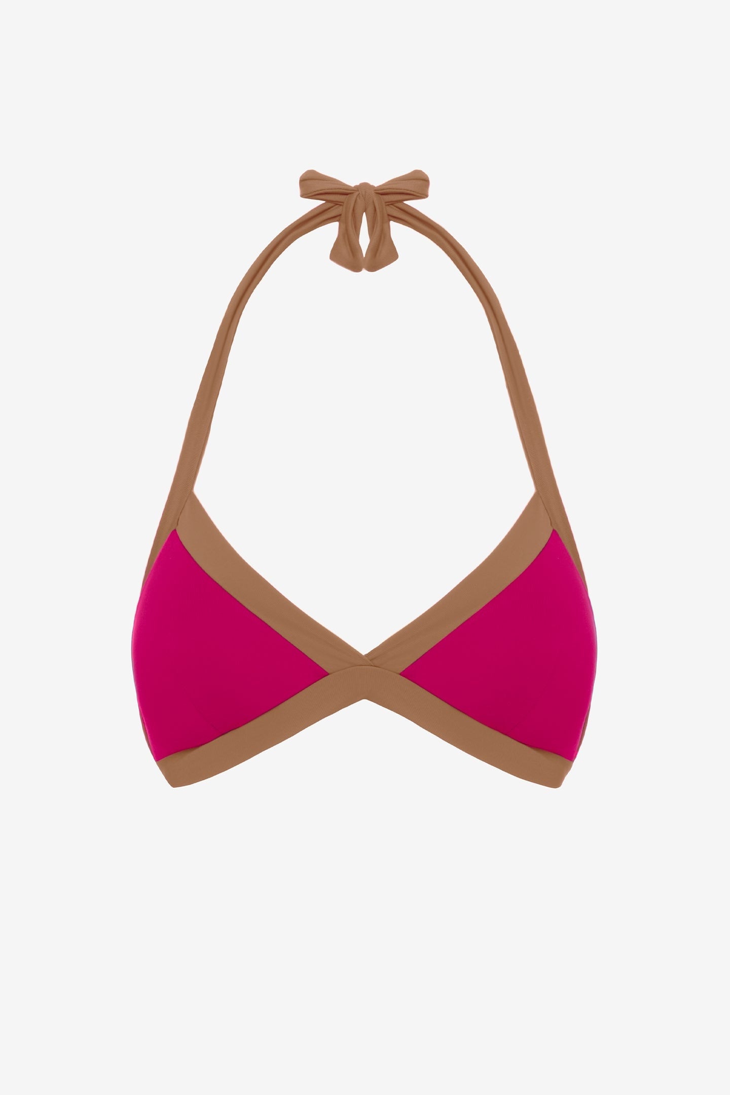 Chloe | Base Fissa Bordato Con Coppe - Magenta/Tabacco - donna - Raggianti