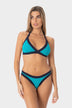 Chloe | Top Bikini Triangolo all'Americana - Turchese/Blu - donna - Raggianti