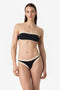 Bianca | Fascia Bordata Con Coppe - Nero/Beige - donna - Raggianti
