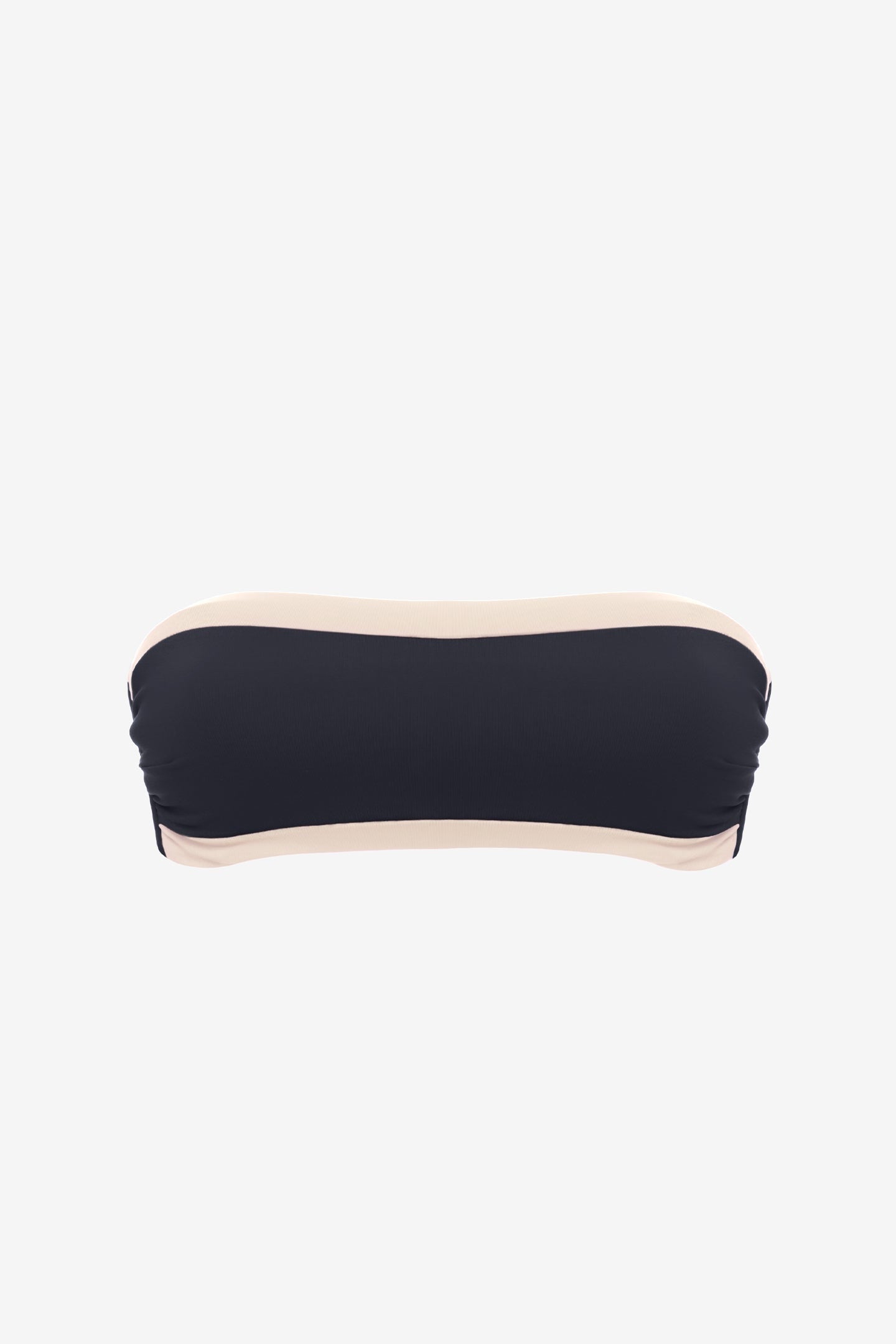 Bianca | Fascia Bordata Con Coppe - Nero/Beige - donna - Raggianti